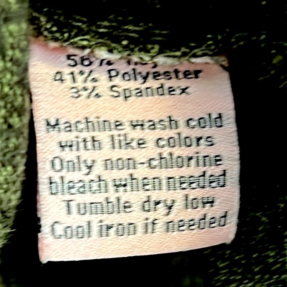 Olive Black Handkerchief Knit Top Oversized Short Sleeve Fits Large - Picture 5 of 7